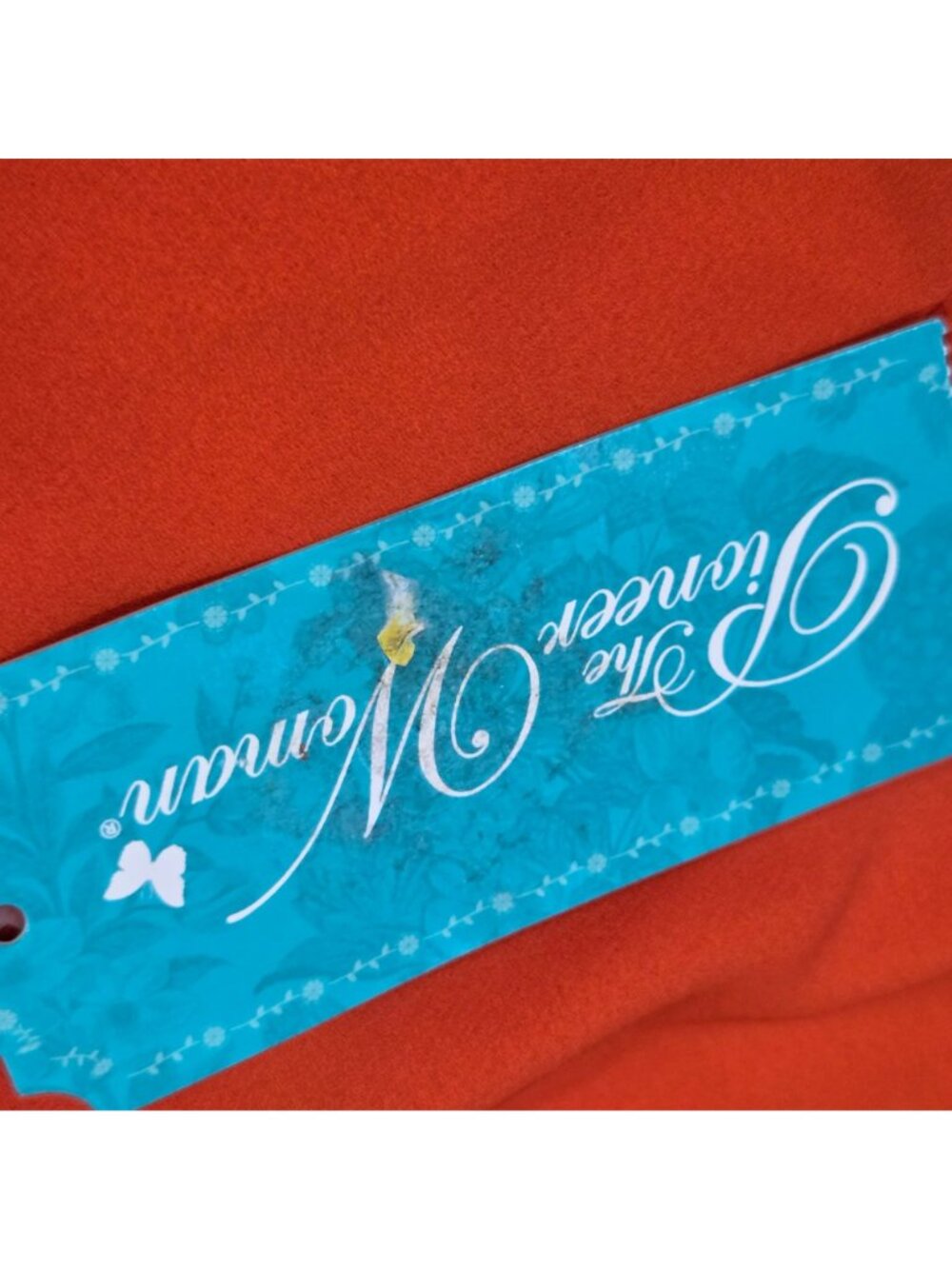 The Pioneer Woman Kimono Duster Womens 2X 3X Orange Blue Floral Butterfly Cover - Picture 9 of 11